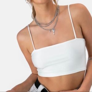 Super cute white crop from ADIKA